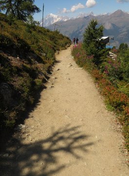 Lago di Chamole (2311 m) <--> Pila  [Mont Blanc]